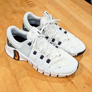 Nike Metcon Free 5 Summit White/Mandarin Sz 11.5 mens